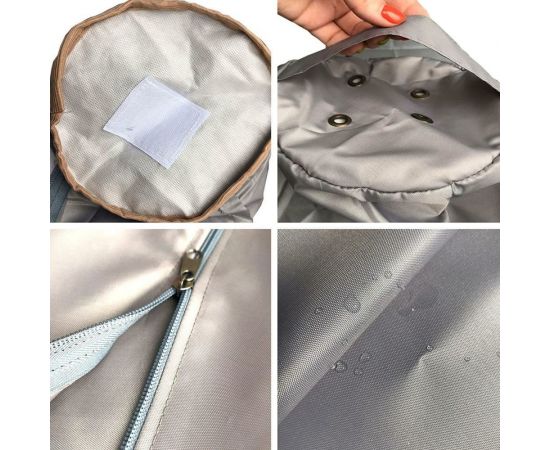 Кресло-мешок Mypuff Груша, серебристый, размер стандарт, оксфорд b_265 – изображение 7