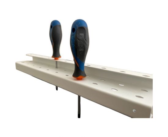 Держатель для отверток ЭЛИМЕТ Garda на 22 штуки, белый БП-00002996 – изображение 10