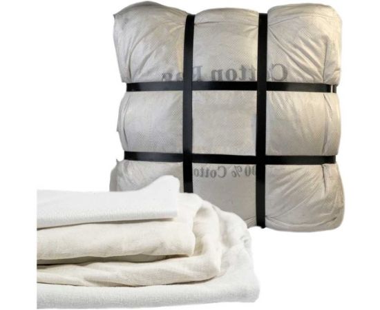 Ветошь FORT х/б, белый трикотаж, 1/20 кг 501461819 