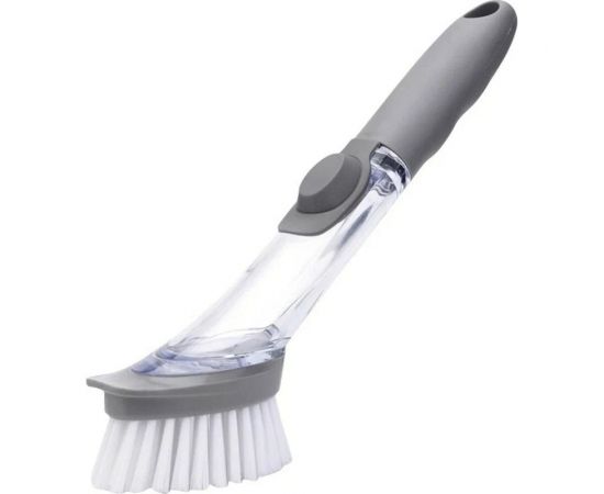 Щетка для посуды Рыжий кот с отделением для моющего средства и дозатором KB-06 104463 