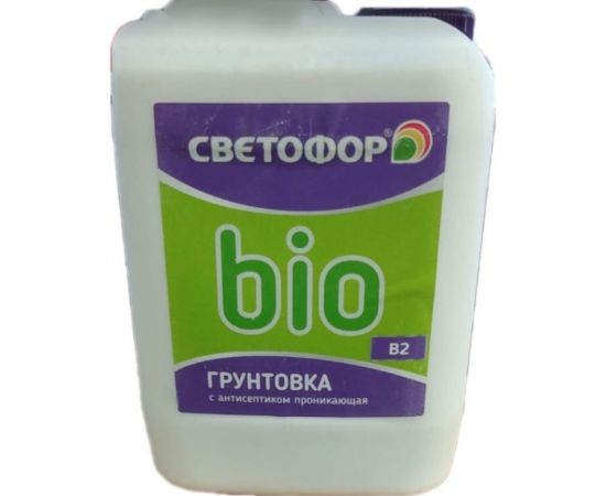 Концентрированная грунтовка с антисептиком Светофор B2 3кг ЗОР00009188 