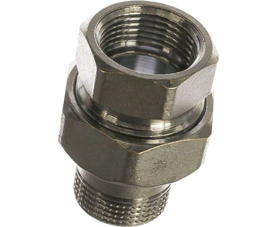 Сгон Giacomini прямой, НВ, 3/4"", 3/4"", латунь, хромированный R18X004 