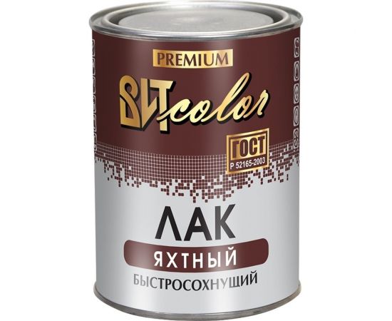 Яхтный лак Царицынские краски ВИТ color матовый, 0.7 кг 18439 