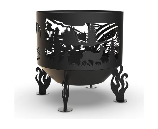 Костровая чаша Fire-House Охота и рыбалка диам. 500 мм, коническое дно Ch-500охота и рыбалка 