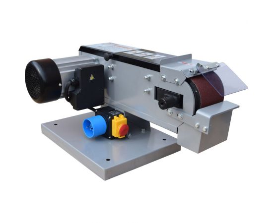 Ленточно-шлифовальный станок металлу Elmos BG 484 1,5кВт+подставка e70 553 – изображение 2