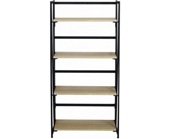 Стеллаж на металлокаркасе BRABIX LOFT SH-001 600х300х1250 мм, складной, цвет дуб натуральный 641230 – изображение 2