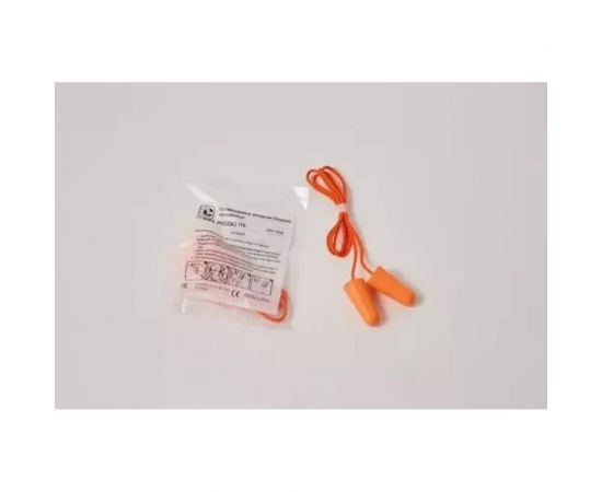 Беруши РУССИЗ 110, со шнурком, 200 шт РУССИЗ 4631162202979 – изображение 2