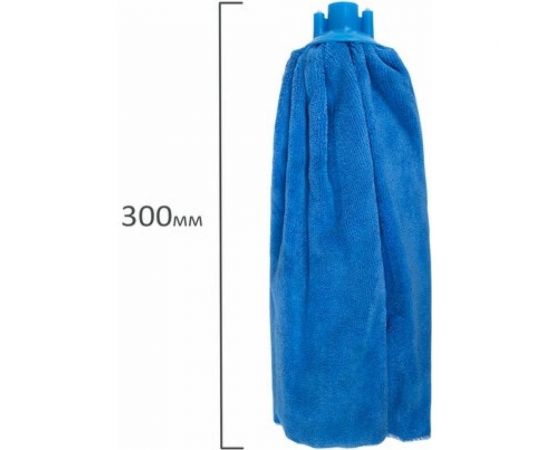 Насадка МОП для швабры LAIMA ЮБОЧКА из микрофибры, крепление еврорезьба, длина 30 см, 607461 – изображение 2