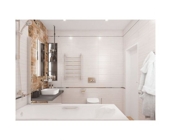 Настенная керамическая плитка LAPARET Organic (бежевый; 20x40 см; 15 шт.) х9999278236 – изображение 2