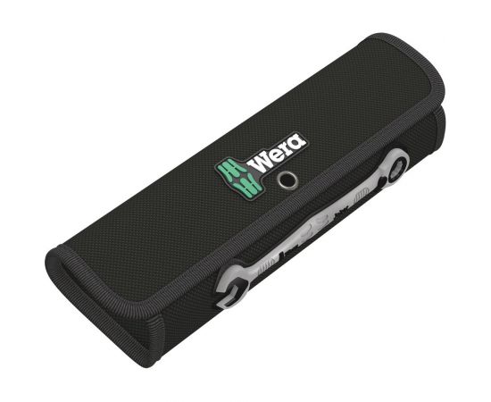 Набор двусторонних рожковых и комбинированных ключей с трещоткой Wera, 6 предметов, WE-020022 – изображение 2