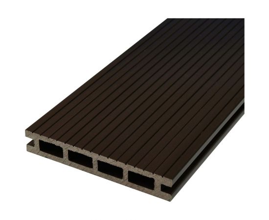 Доска Groentec венге, шовная, пустотелая, с тиснением 3D Ш TDEWP3D 145-22-4000 – изображение 3