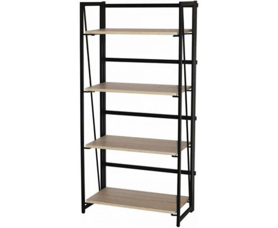 Стеллаж на металлокаркасе BRABIX LOFT SH-001 600х300х1250 мм, складной, цвет дуб натуральный 641230 – изображение 3