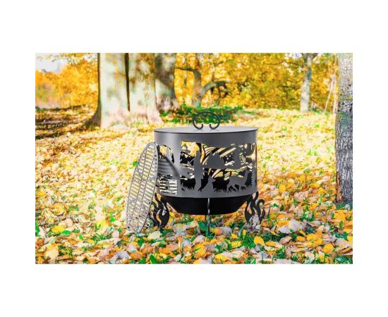 Костровая чаша Fire-House Охота и рыбалка диам. 500 мм, коническое дно Ch-500охота и рыбалка – изображение 4