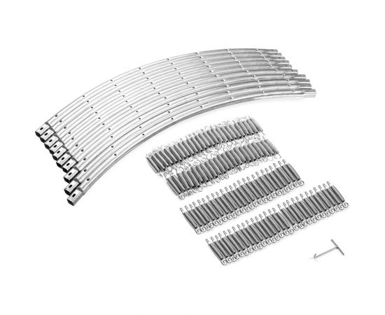 Батут Atlas Sport BASIC 252 см 8ft с лестницей GREEN 2071000442518 – изображение 4