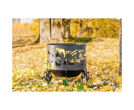 Костровая чаша Fire-House Охота и рыбалка диам. 500 мм, коническое дно Ch-500охота и рыбалка – изображение 5