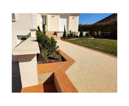 Каменный ковер - декоративное покрытие Kitstone цвет Caramel 1810114 – изображение 6