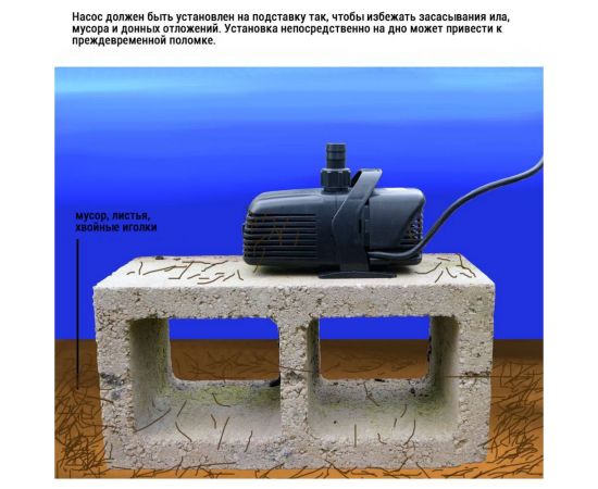 Насос для фонтана Jebao PF-2000 – изображение 6