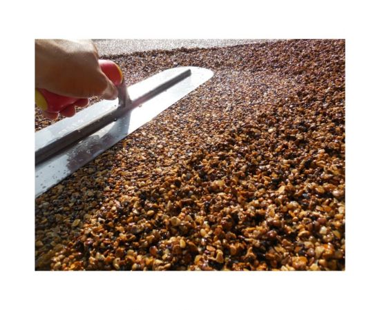 Каменный ковер - декоративное покрытие Kitstone цвет Caramel 1810114 – изображение 7