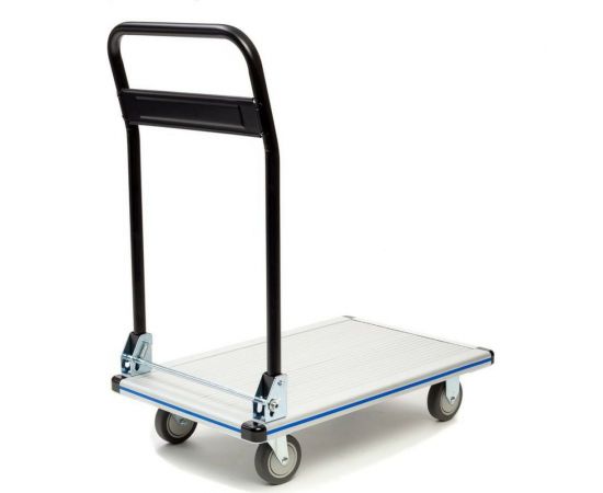 Платформенная тележка СТЕЛЛА-ТЕХНИК со складной ручкой, 200 кг FW-200M – изображение 8