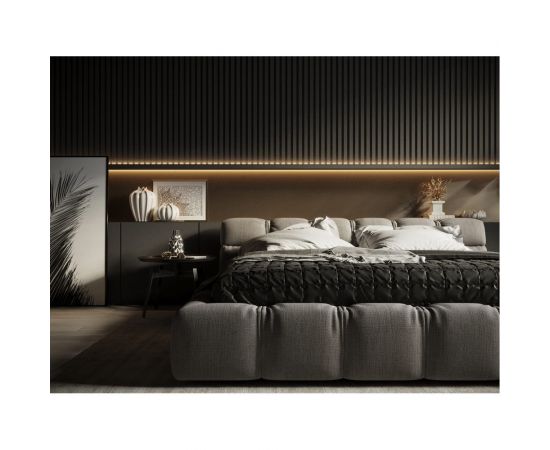 Панель стеновая ""Грани"" ударопрочная, влагостойкая, под покраску Decor-Dizayn 150x10x3000 мм DD901 (3m) – изображение 8