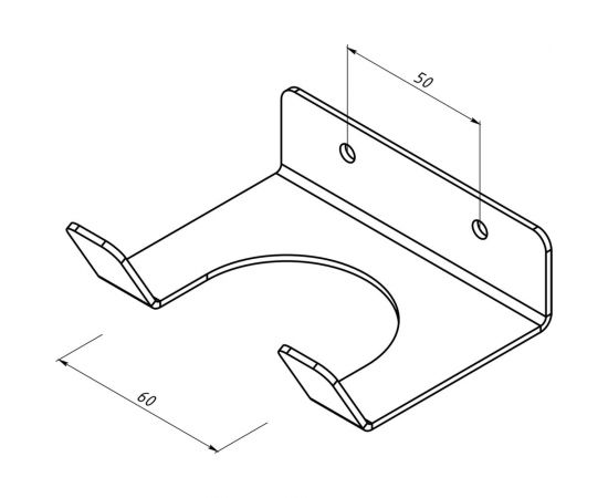 Настенный держатель-органайзер для хранения садового инвентаря EMBODIMENT черный EMB-GT-W-B – изображение 9