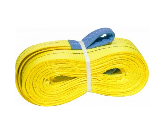 Буксировочный грузовой трос MEGAPOWER 31500 кг, 5 м, ширина 90 мм, петля-петля, в сумке M-78531 