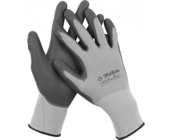Перчатки для точных работ с полиуретановым покрытием Зубр МАСТЕР размер XL/10 11275-XL 