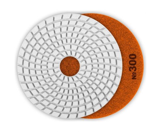 Алмазный гибкий шлифовальный круг для мокрого шлифования ЗУБР 125 мм, №300 29867-300 