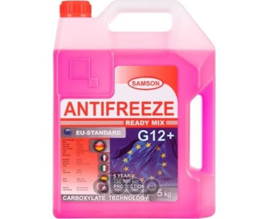 Антифриз SAMSON EU-STANDARD G12+, 5 кг 800992 