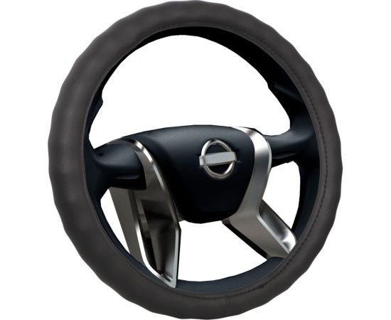 Оплетка на руль VOIN CLASSIK PLUS экокожа, M d=38см, черный OPLV0901 