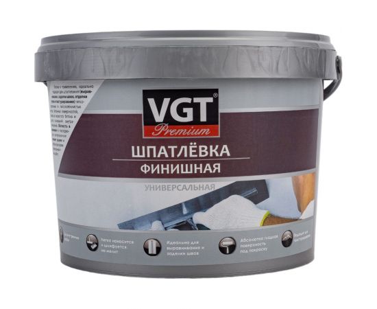 Шпатлевка ВД финишная премиум 3.6 кг VGT 11603673 