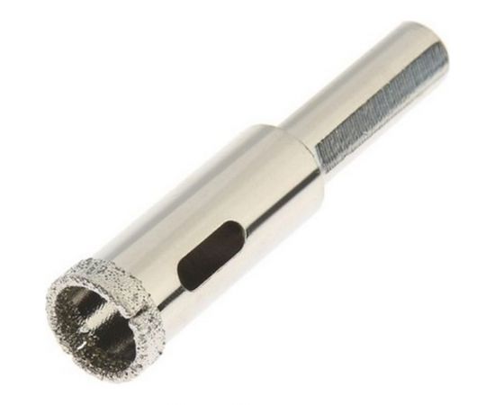 Сверло алмазное по стеклу и керамике, трехгранный хвостовик, 14x65 мм ТУНДРА 1935833 