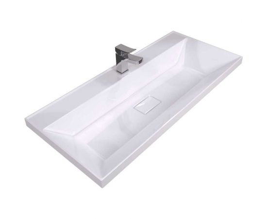 Раковина для ванной комнаты uperwood Classic New 100 см, с декоративной крышкой для слива 291021041 