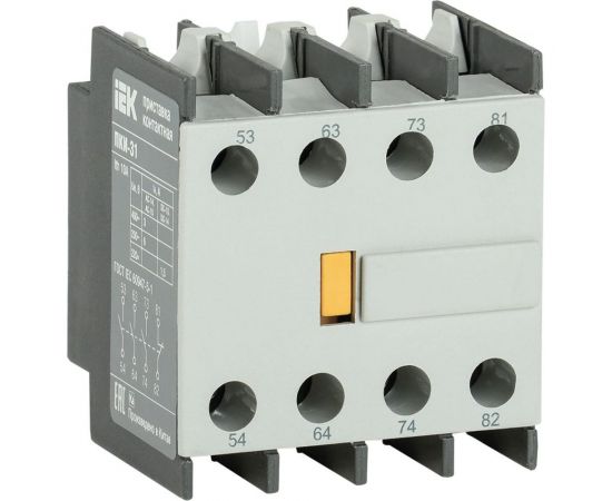 Приставка IEK ПКИ-31 дополнительные контакты 3з+1р KPK10-31 