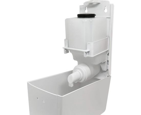 Дозатор для пены HOR X7 нажимной, 0.7 л, СТАНДАРТ, корпус белый, кнопка серая HOR-32130616 – изображение 2