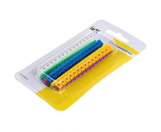 Маркер IEK МКН комплект цифр 0-9 1.5мм 150шт UMK01-02-09 7442033 – изображение 2