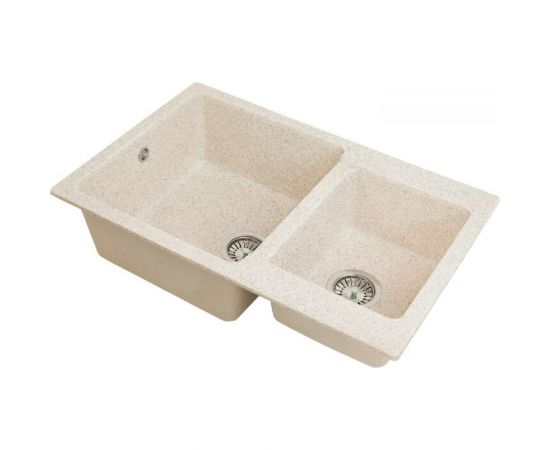 Кухонная мойка GreenStone GRS-76k цвет: песочный GRS-76k-302 – изображение 2