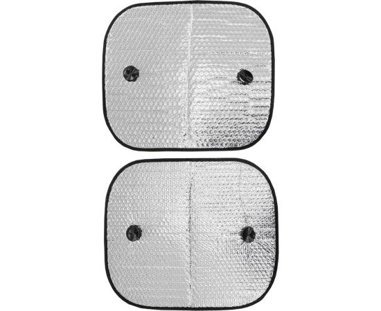 Шторка экран SKYWAY 44х38 см на присосках фольга на боковые стекла 2 шт S01202002 – изображение 2