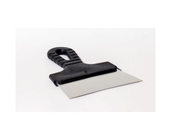 Фасадный шпатель ИНТЕК 150 мм, с пластиковой ручкой, нержавеющая сталь 8963 – изображение 2