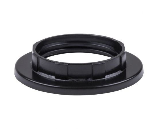 Кольцо для патрона TDM Е14, термостойкий пластик, черный, SQ0335-0169 – изображение 2