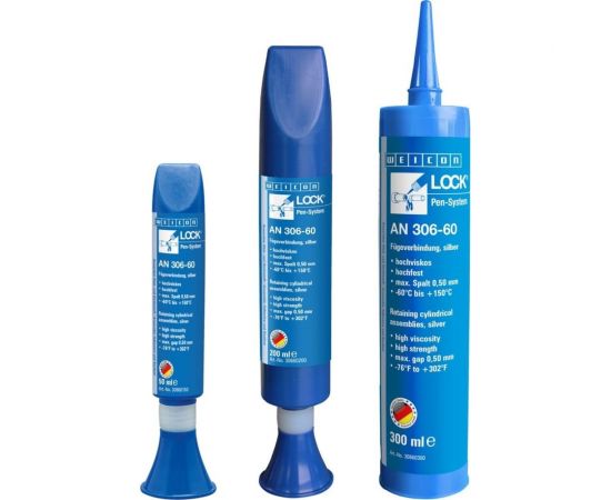 Фиксатор цилиндрических узлов 50 мл высокая сила фиксации, высокая вязкость WEICON LOCK AN 306-60 wcn30660150 – изображение 2