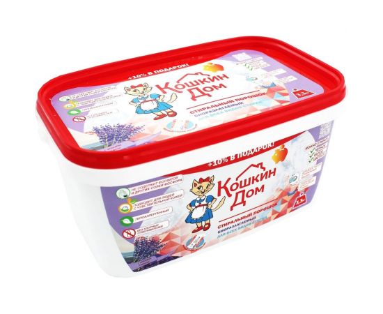 Стиральный порошок-автомат Кошкин Дом Лаванда, 3.3 кг, пластиковое ведёрко 70-01-003 – изображение 3