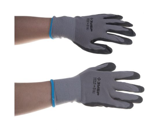 Перчатки для точных работ с полиуретановым покрытием Зубр МАСТЕР размер XL/10 11275-XL – изображение 3