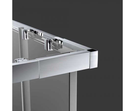 Душевой уголок VINCEA Rapid 900-1000x900-1000, хром, стекло прозрачное VSS-3R90/10CL – изображение 3