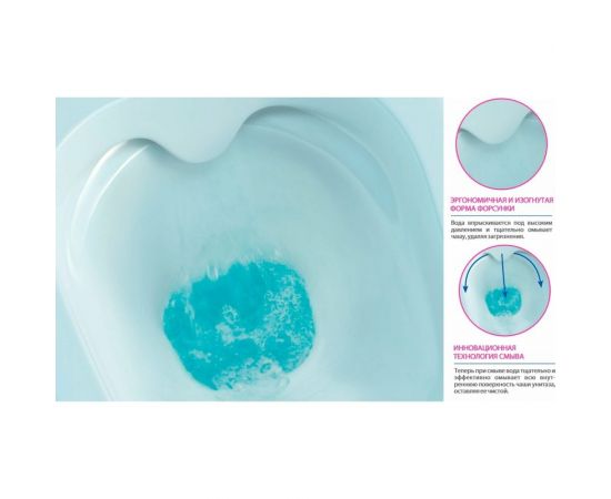 Унитаз-компакт Cersanit CARINA Clean On 011 3/5 DPL EO slim S-KO-CAR011-3/5-COn-S-DL-w – изображение 4