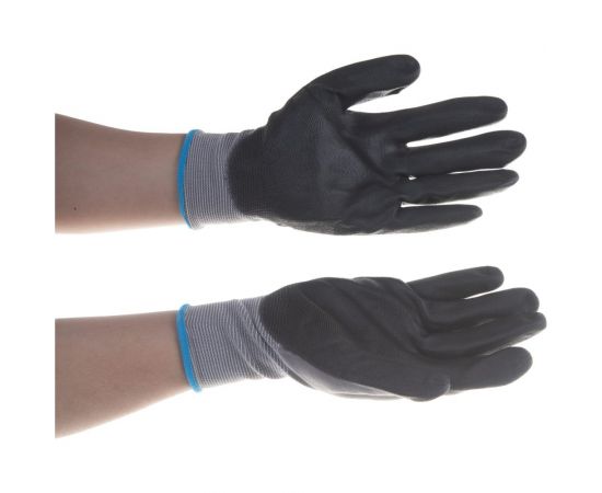 Перчатки для точных работ с полиуретановым покрытием Зубр МАСТЕР размер XL/10 11275-XL – изображение 4