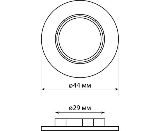 Кольцо для патрона TDM Е14, термостойкий пластик, белый, SQ0335-0163 – изображение 4