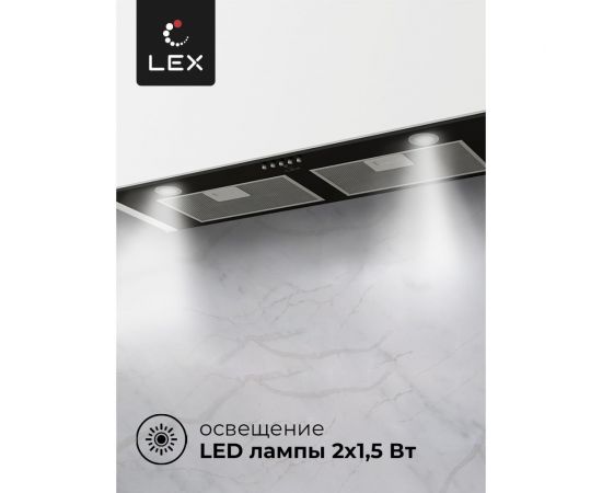 Вытяжка Lex GS BLOC P 900 Black CHTI000322 – изображение 4