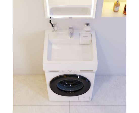 Раковина над стиральной машиной AM.PM X-Joy литьевой мрамор, 60 см M85AWCC0602WG – изображение 5