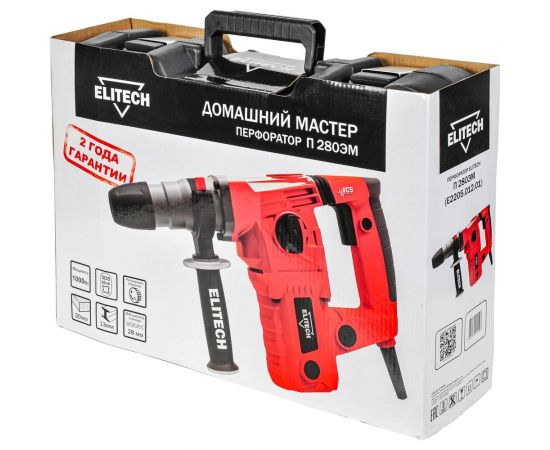 Перфоратор Elitech П 280ЭМ E2205.012.01 202419 – изображение 5